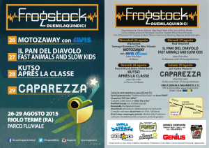 Volantino Frogstock 2015