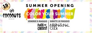 apertura estate 2014 coconuts rimini