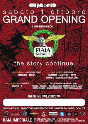 Baia Imperiale apertura invernale