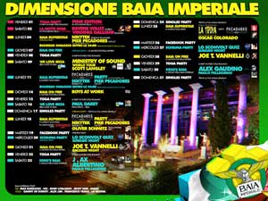 baialuglio2011 Programma serate luglio estate 2011 Baia Imperiale
