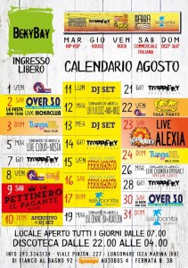 beky bay igea marina eventi agosto 2014