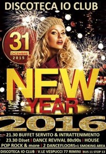 capodanno 2016 Io club rimini