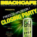 chiusura beach cafe 2012