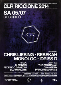 chris liebing cocorico riccione 2014