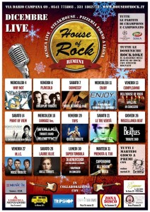 dicembre live house of rock