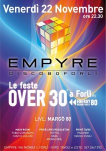 empyre over 30 forl&igrave; margo 80