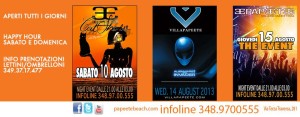 ferragosto 2013 villa papeete beach milano marittima
