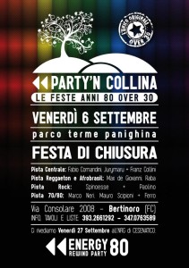 festa chiusura party collina 80 panighina