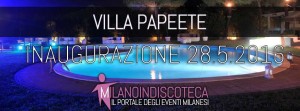 inaugurazione villa papeete 2016