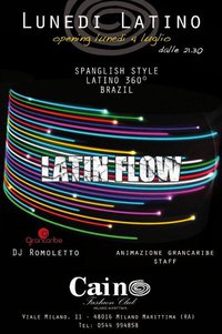 lunedilatinomilanomarittima apertura latin flow caino milano marittima