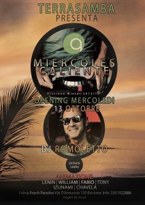 mercoledi latino beach paradise riccione