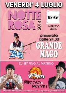 notte rosa 2014 beky bay igea marina