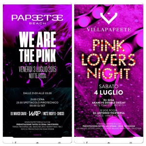 notte rosa 2015 villa papeete