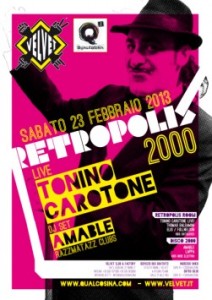 tonino carotone live velvet