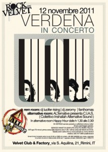 I Verdena in concerto al Velvet 2011