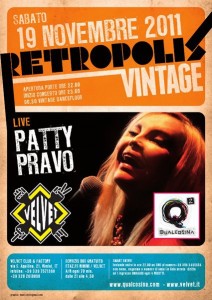  Patty Pravo al Velvet