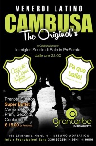 venerd&igrave; latino cambusa misano adriatico
