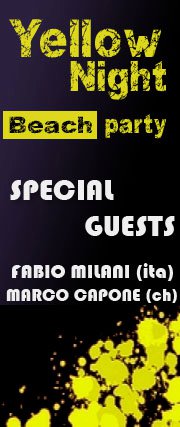 notte gialla rimini alla discoteca carnaby