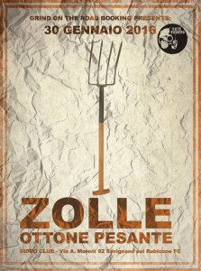 zolle + ottone pesante in concerto al sidro club